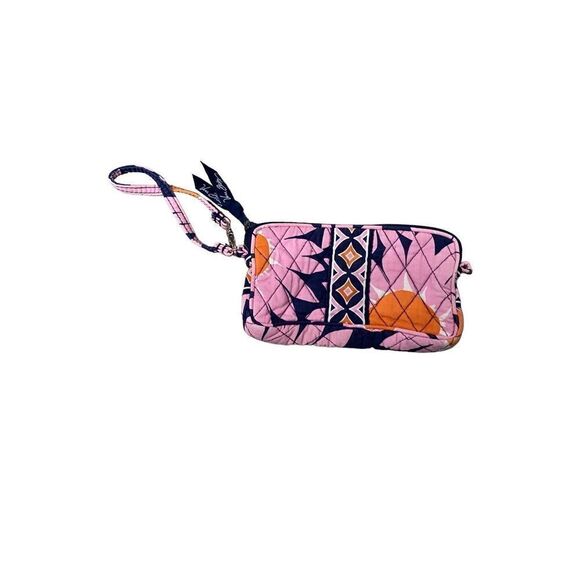 Vera Bradley Pink and Purple Wristlet - Picture 1 of 5